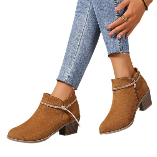 Low-cut Fashion Personalized Martin Boots For Women