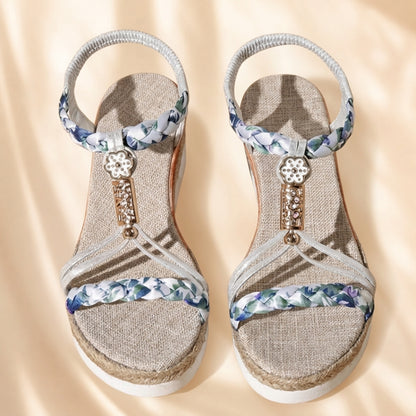 Braided Bloom Sandals