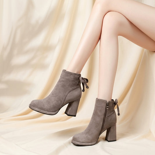 Regent Bow Ankle Boots