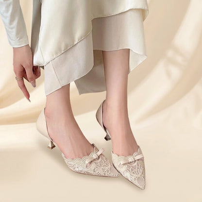 Lace Reverie Heels