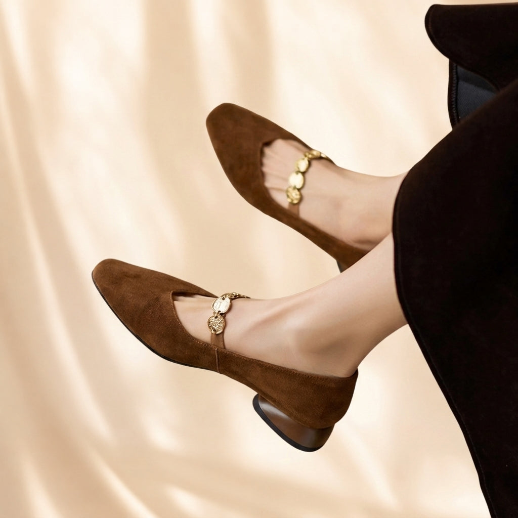 Heirloom Strap Flats