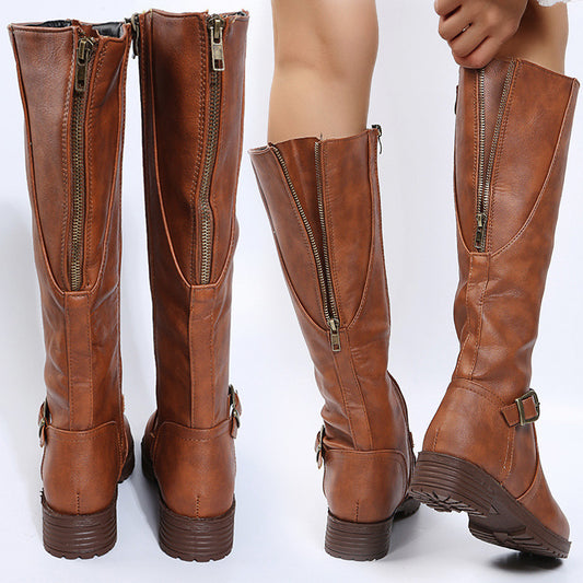 European And American Style Knight Boots Women's High Boots