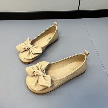 Bliss Bow – Soft Flat Loafers