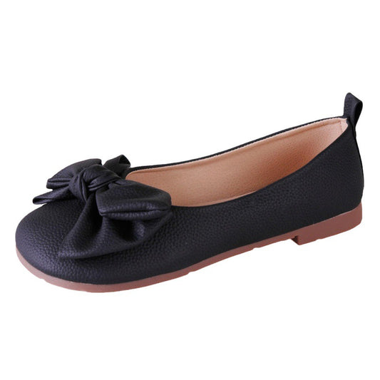 Bliss Bow – Soft Flat Loafers