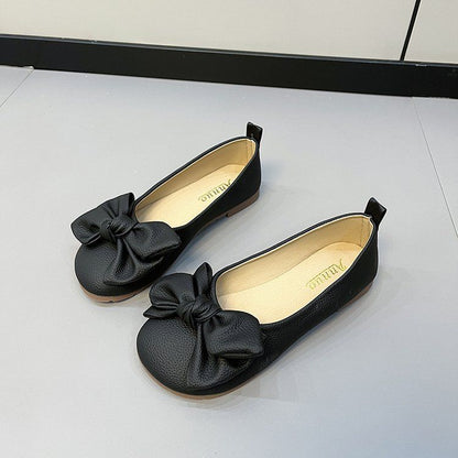 Bliss Bow – Soft Flat Loafers