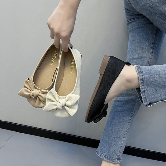 Bliss Bow – Soft Flat Loafers