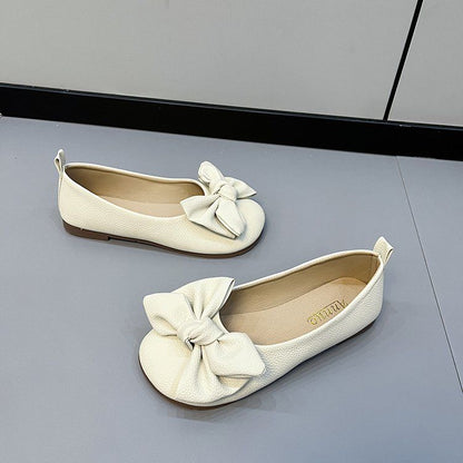 Bliss Bow – Soft Flat Loafers