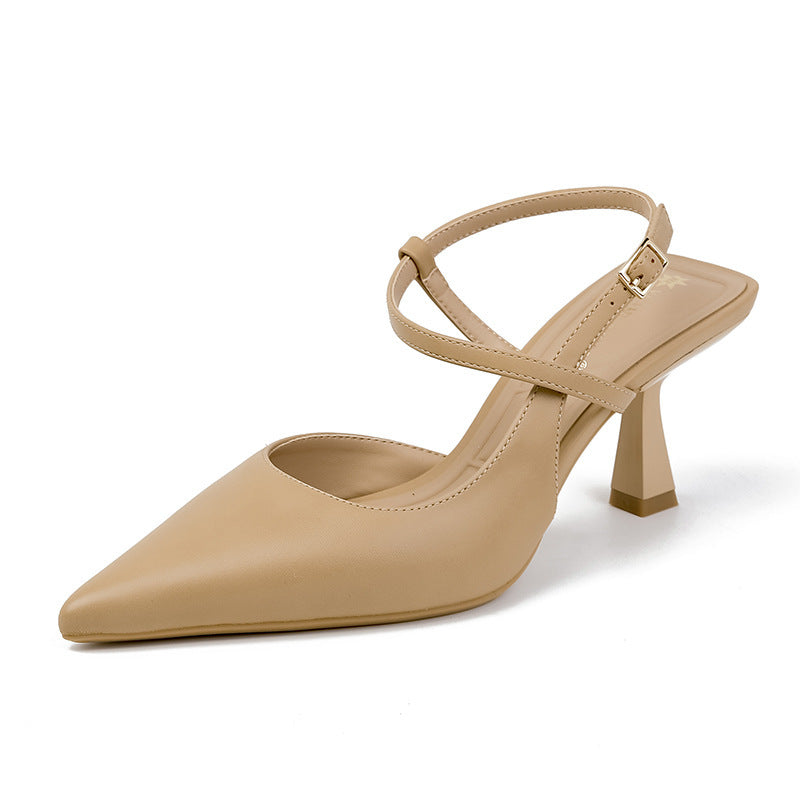 Spring Women's Sandals Women's Fashion Pointed High Heels