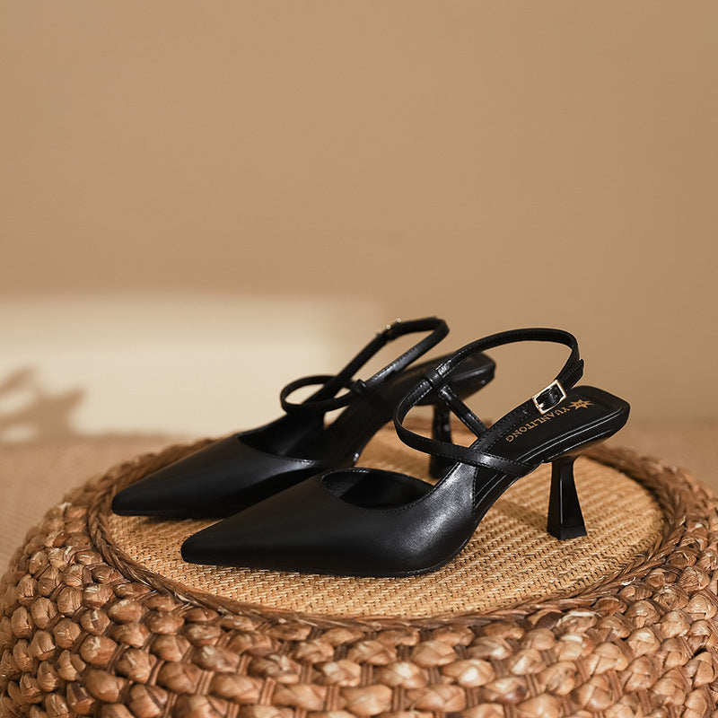 Spring Women's Sandals Women's Fashion Pointed High Heels