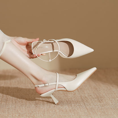 Spring Women's Sandals Women's Fashion Pointed High Heels